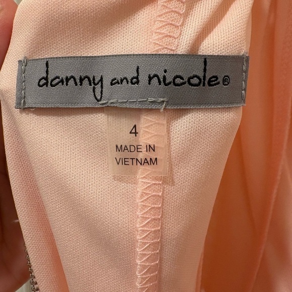 Danny & Nicole Light Pink Textured Dress - Picture 2 of 3